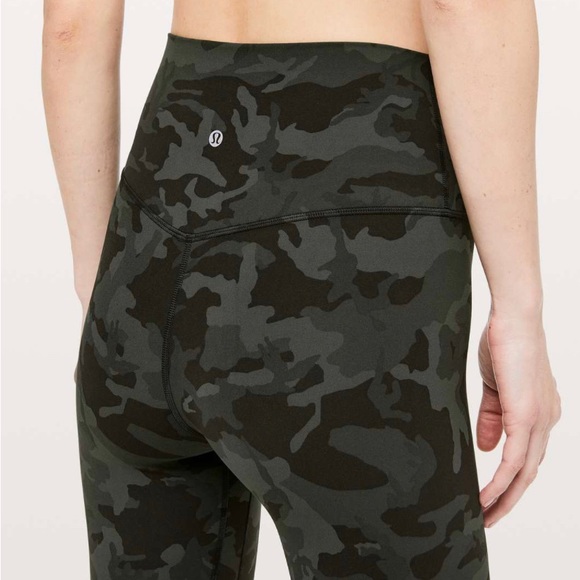 Lululemon Align Camo Full Length 28” Incognito Gator Green Size 12 - Picture 3 of 16